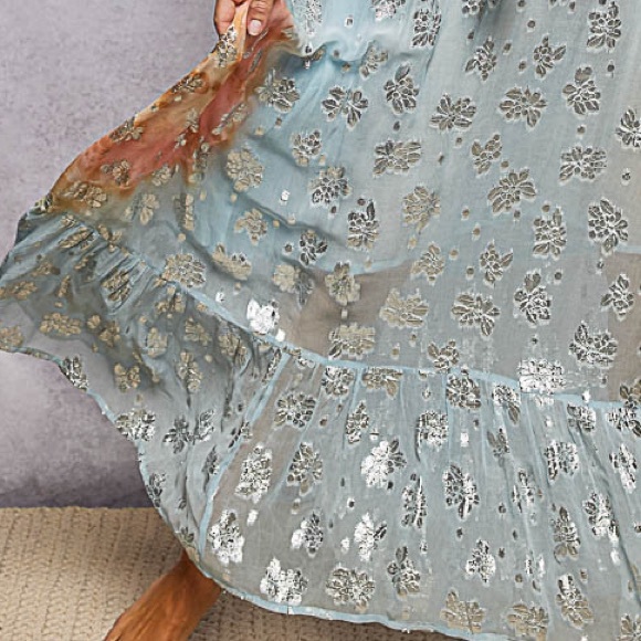 POL New Release -Crochet Mirror Embroidered Maxi Dress – Boho Coastal Dream - Picture 10 of 16